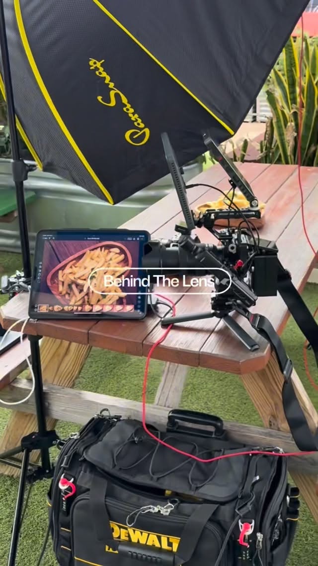 Behind the scenes with the camera rig